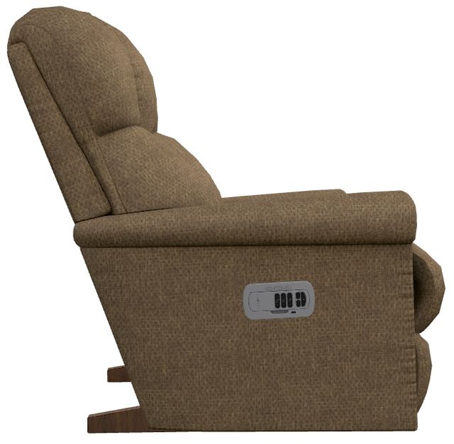 La-Z-Boy® Pinnacle Mink Power Rocking Recliner with Headrest-2