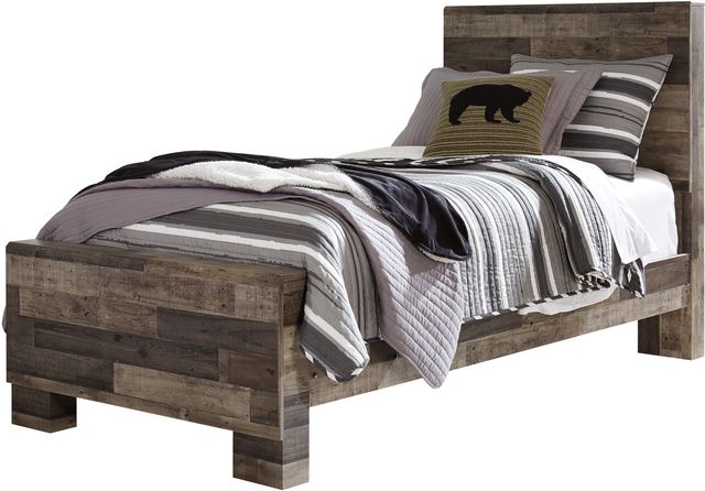 Benchcraft® Derekson Multi Gray Twin Panel Headboard-3