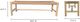 Moe's Home Collection Hawthorn Natural Small Bench-2
