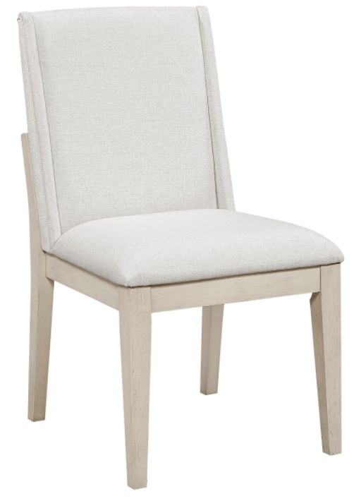Homelegance® Tundra Antique White/Ivory Side Chair-0