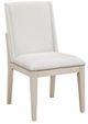 Homelegance® Tundra Antique White/Ivory Side Chair-0