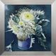 StyleCraft Late Summer Bouquet Dark Green/Gray/Off-White Wall Art-0