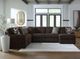 Signature Design by Ashley® Midnight-Madness 4-Piece Chocolate Right-Arm Facing Sectional and Chaise-2