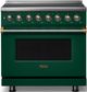 Viking® 5 Series 36" Ivy Pro Style Induction Range with Brushed Brass Trim-0