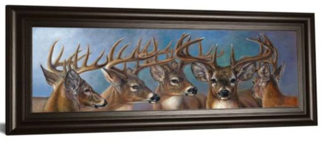 Classy Art Five Bucks by Carolyn Mock Wall Art-1