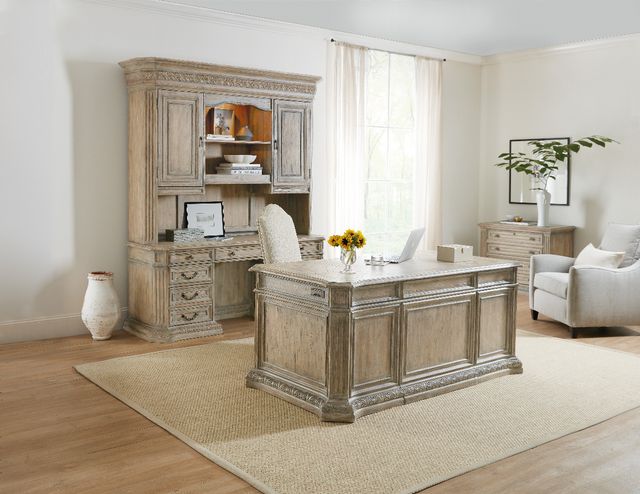 Hooker® Furniture Castella Antique Slate Executive Desk-1
