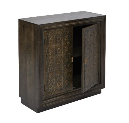 Jaipur Furniture Jaree Olive Gray Cabinet-1