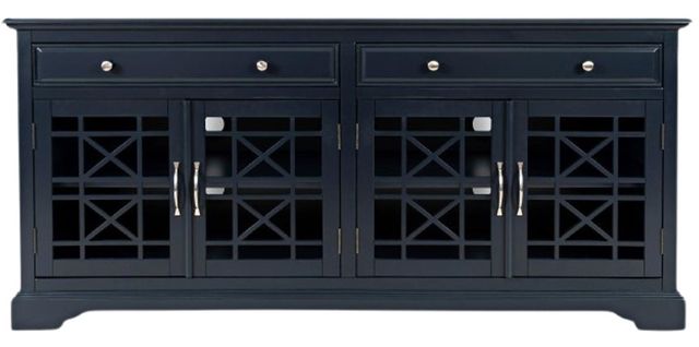 Jofran Inc. Craftsman Navy 70" Media Console-2