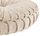 Olliix by Intelligent Design Loretta Ivory 22" Diameter x 6" Poly Chenille Round Floor Pillow Cushion-2