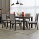 Liberty Furniture Modern Edge 7-Piece Caffe/Gray Dining Set-1