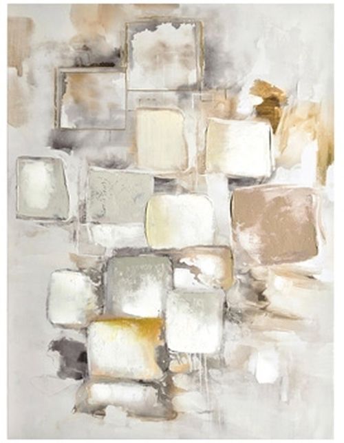 Signature Design by Ashley® Dugington Gray/White/Gold Wall Art-0