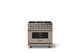 Viking® 5 Series 36" Nantucket Pro Style Dual Fuel (NG) Range with Polished Chrome Trim-3