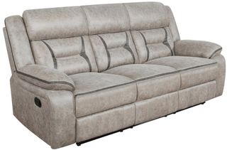 Coaster® Greer Taupe Motion Sofa