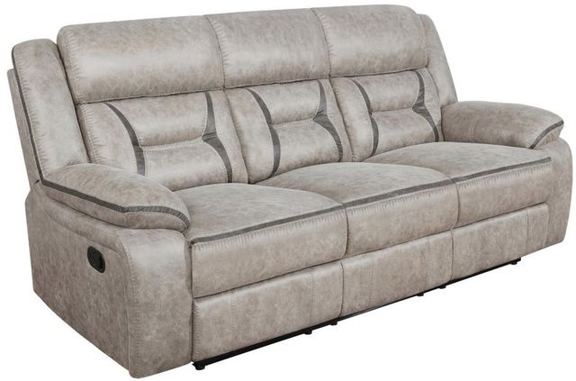 Coaster® Greer Taupe Motion Sofa-0