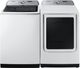 Samsung 5500 Series White Top Load Washer & Electric Dryer Laundry Pair-0
