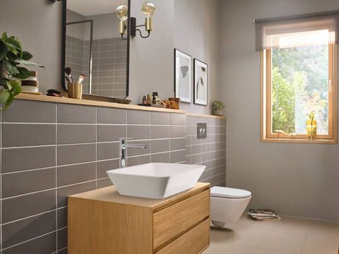 Hansgrohe Rebris E Chrome 9" Single-Hole Faucet without Pop-up Drain-2