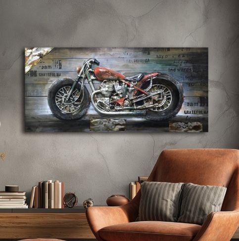 YHD Bike Passion II Wall Art-1