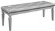 Mazin Furniture Allura Silver Bed Bench-0