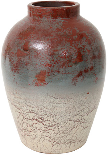 Signature Design by Ashley® Turkingsly Antique White/Spice/Teal 11.88" Vase-0