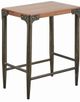 Olliix by INK+IVY Caden Brown/Charcoal Console Table and Counter Stool 3 Piece Set-2