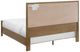 Whittier Wood® Furniture Bailey Nutmeg King Upholstered Panel Bed-4