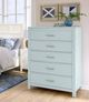Vaughan-Bassett Tide & Timber Blue Maple 5-Drawer Chest-1