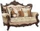 ACME Furniture Shalisa Beige/Walnut Loveseat-0