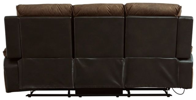 Signature Design by Ashley® Woodsway Brown Reclining Sofa-4