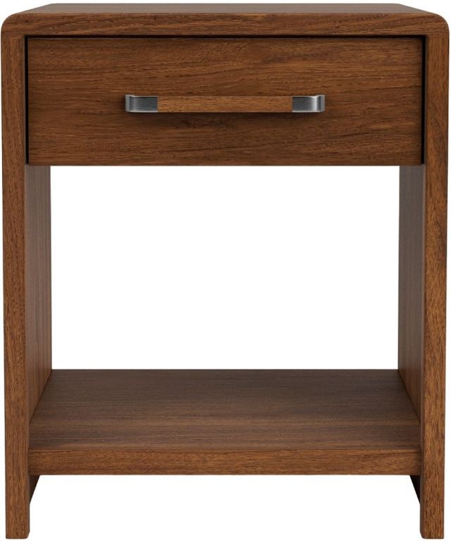 Riverside Furniture Elsie Classic Walnut 1-Drawer Nightstand-1