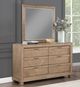 Steve Silver Co. Montana Weathered Sand Dresser and Mirror-1