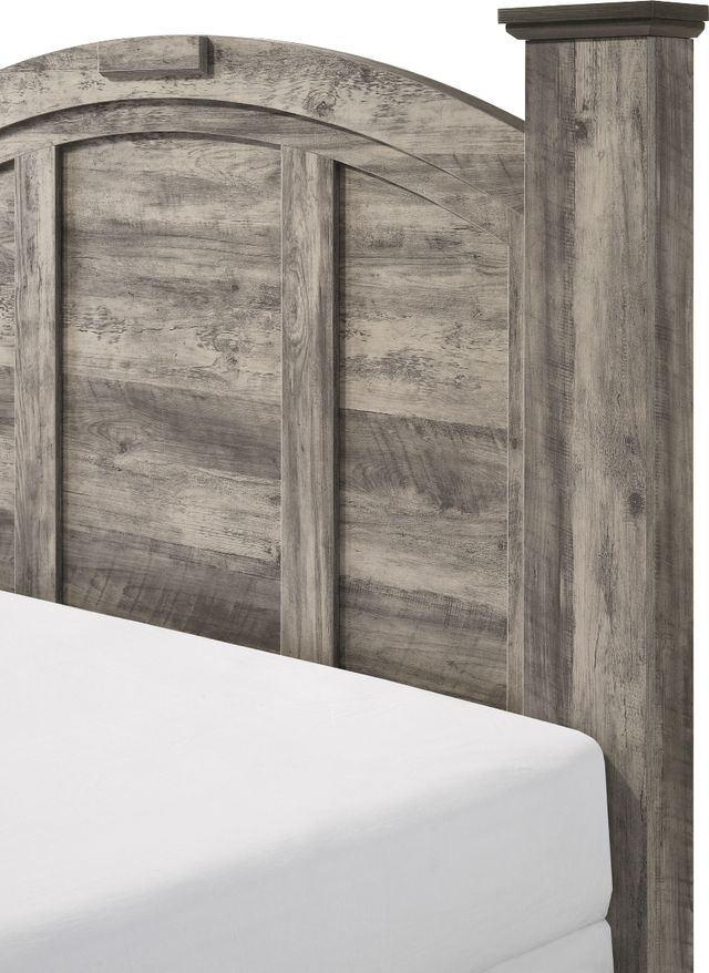 Crown Mark Ella-Mae Gray King Poster Bed-2