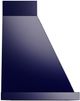 Ilve® Nostalgie II Noblesse 40" Midnight Blue Wall Mounted Range Hood with Chrome Trim-2