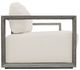 Uttermost® Uttermost® Remsen Weathered Gray/Oyster Wood Indoor-Outdoor Gray Sofa with Cushion-5