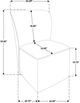 Coaster® Jaelynn 2-Piece Beige Upholstered Dining Side Chair Set-2