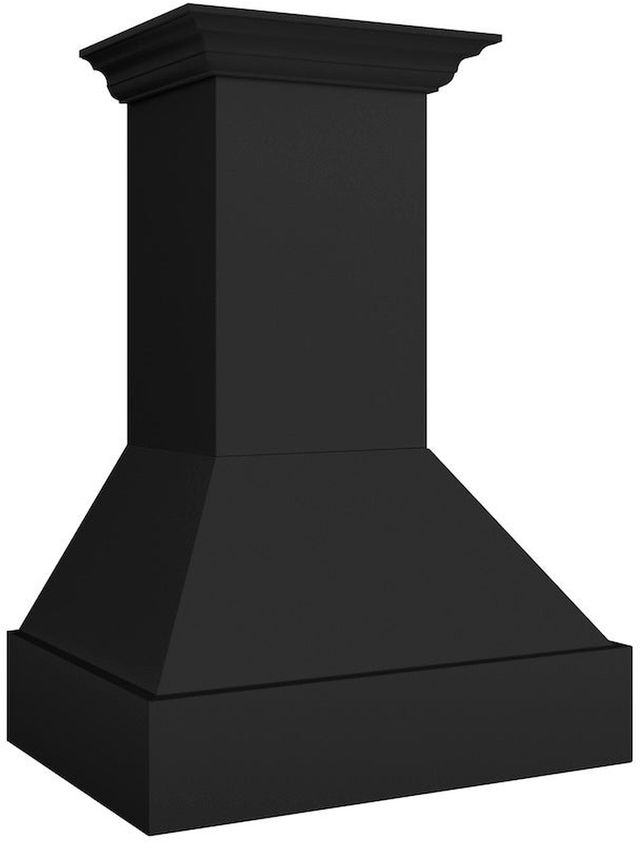 ZLINE 30" Rustic Black Finish Wooden Wall Mounted Range Hood-2