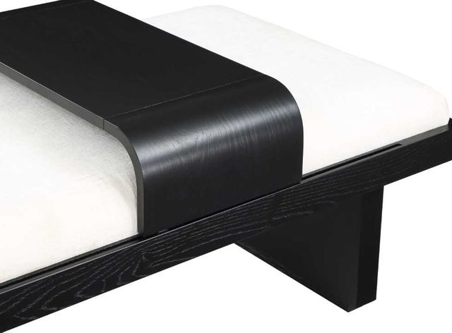 Meridian Furniture Arlington Cream/Black Bench-3