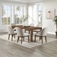 New Classic® Home Furnishings Phoenix 7-Piece Chestnut Brown/Light Gray Dining Set-1