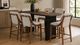 Bernards Elure Latte Double Pedestal Counter Dining Table with Peppercorn Base-4