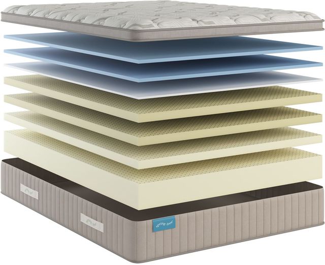 Sherwood® Bedding Spring Free™ Approachable Latex Ultra Soft Euro Top California King Mattress-3