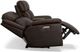 Flexsteel® Chance Brown Power Reclining Loveseat with Console and Power Headrests-4