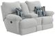 Catnapper® Lenny Winter Power Reclining Loveseat with Console-0