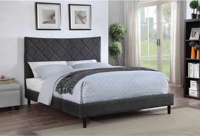 Mazin Furniture Rosemary Dark Gray Full Bed-0