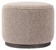 Four Hands Sinclair Taupe Round Ottoman-1