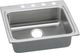 Elkay Lustertone® Classic Lustrous Satin 25" x 22" x 6" 3-Hole Single Bowl Drop-In ADA Sink with Quick-Clip-0