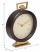 Sagebrook Home Jansen Brown/Gold Desk Clock-1
