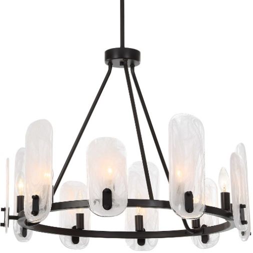 Uttermost® Ellipse Dark Bronze 10-Light Chandelier-4
