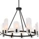 Uttermost® Ellipse Dark Bronze 10-Light Chandelier-4