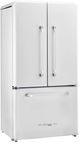 Unique® Appliances 36" 21.4 Cu. Ft. Marshmallow White Counter Depth French Door Refrigerator-3