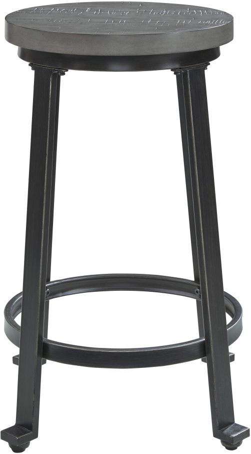 Signature Design by Ashley® Challiman Antique Gray Counter Stool-1