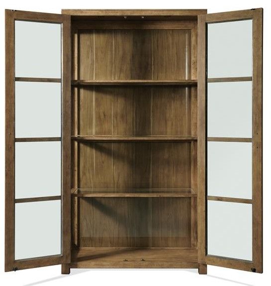 Riverside Furniture Bozeman Toasted Almond Display Cabinet-3